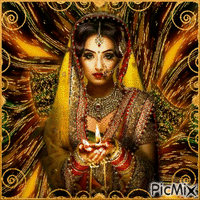 Indische Schönheit анимиран GIF