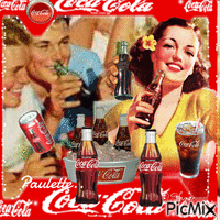 coca cola en été