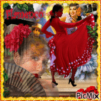 Flamenco Dancer - Darmowy animowany GIF