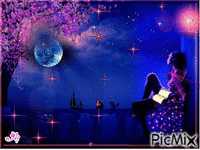 Concours "Clair de lune" - GIF animé gratuit