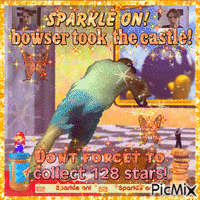 sparkle on! bowser took the castle! - GIF animé gratuit