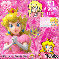 Peach's #1 Official Fan ❤︎ アニメーションGIF
