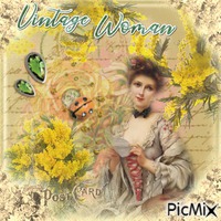 Vintage Woman - bezmaksas png