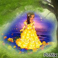 princesse animovaný GIF
