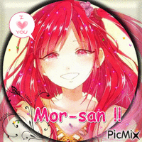 Mor-san - Бесплатный анимированный гифка