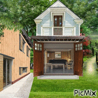 Gartenhaus animált GIF
