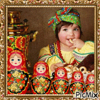 Les poupées Russes" - GIF animado grátis