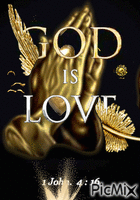 Oro puro y amor Gif Animado
