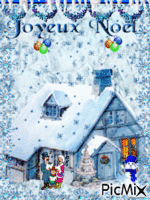 Carte de Noël animowany gif