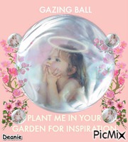 Angel in Gazing Ball κινούμενο GIF