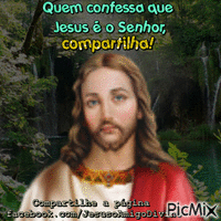 Quem confessa que Jesus é o Senhor, compartilha! GIF animasi