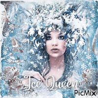 Winter woman ice queen
