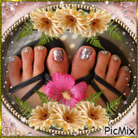 Les ongles des pieds - Darmowy animowany GIF