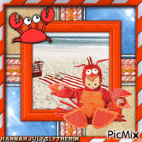 {Crab Pebbles at the Beach}