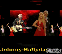 JOHNNY HALLYDAY κινούμενο GIF