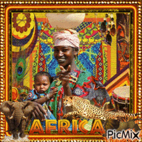 Wonderful children of Africa - GIF animasi gratis