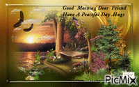 Good Morning, Dear Friend - Zdarma animovaný GIF
