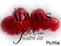 i'll always love with heart - GIF animate gratis