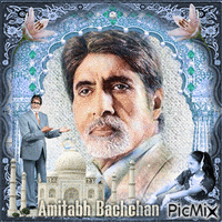 Amitabh Bachchan Porträt - GIF animé gratuit
