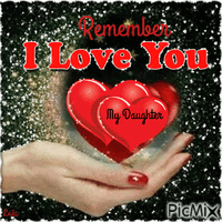 Remember I Love You My Daughter animovaný GIF