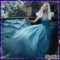 la robe bleue animovaný GIF