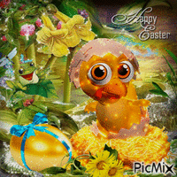 Happy Easter! - GIF animado grátis