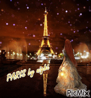 Paris by night - Gratis geanimeerde GIF