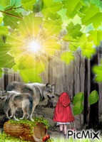 Little Red Riding Hood - GIF animado grátis