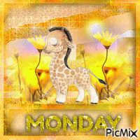Monday - Bezmaksas animēts GIF