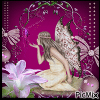 butterfly fairy - Free animated GIF