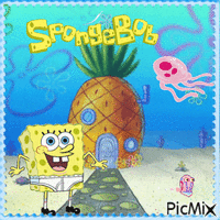 Spongebob - Animovaný GIF zadarmo