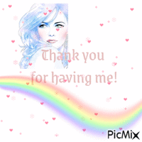 Thank you for having me - Free animated GIF