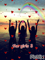 the girls 3 - Animovaný GIF zadarmo