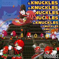 &KNUCKLES анимирани ГИФ