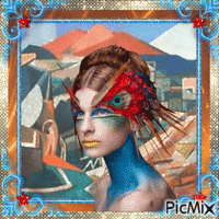 Passion Féminine, Maquillage artistique colors animovaný GIF