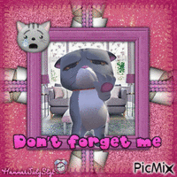 #♥#Don't Forget Me#♥# animowany gif