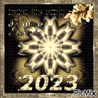 Bonne Année 2023 - Безплатен анимиран GIF