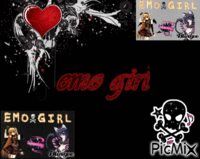 emo girl - 無料のアニメーション GIF