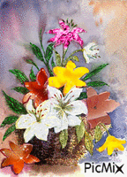 kvety animoitu GIF