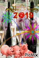 HAPPY NEW YEAR Animiertes GIF