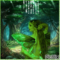 My Green Fantasy - Ingyenes animált GIF