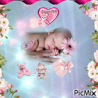 bébé endormi animasyonlu GIF