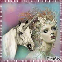 ღ Fantasy Lady & The Unicorn ღ
