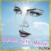 Bonne fête Marie - 無料のアニメーション GIF