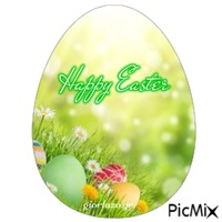 Happy Easter- GIF animasi