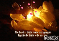 hearts and flowers - Бесплатный анимированный гифка
