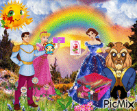 принцессы и принцы - Zdarma animovaný GIF