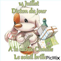 Dicton du jour - Бесплатный анимированный гифка