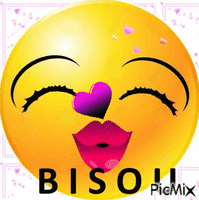 Bisou - Бесплатный анимированный гифка
