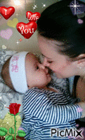mother daughter love  - Δωρεάν κινούμενο GIF